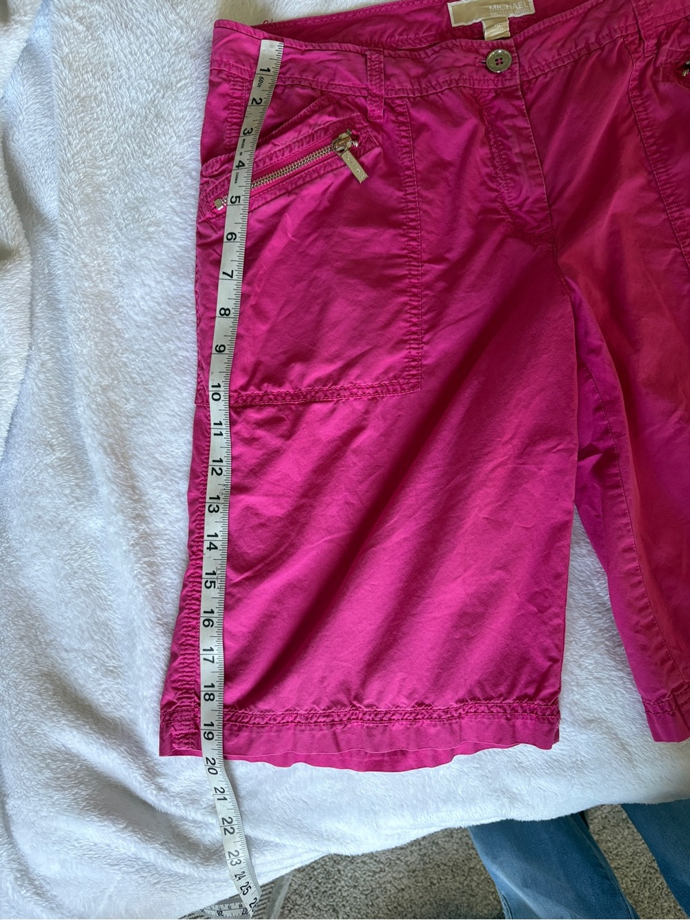 Michael Kors Hot Pink Cargo Shorts - Picture 10 of 11
